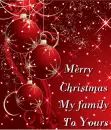 Merry Christmas My family to yours