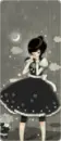 girl in rain