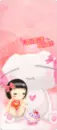 girl in big plushie