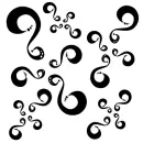 Black and white abstract