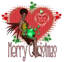 Christmas Heart Fairy - Merry Christmas