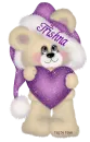 Santa Bear Sparkling Heart - Trishna