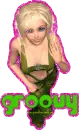 groovy hippie chick