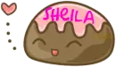 Sheila puff with twinkle