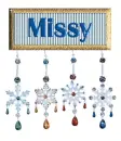 WINTER PLAQUE: MISSY