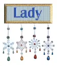 WINTER PLAQUE: LADY