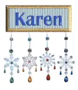 WINTER PLAQUE: KAREN