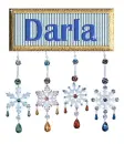 WINTER PLAQUE: DARLA