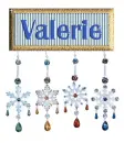 WINTER PLAQUE: VALERIE