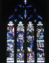 nativity in stained glass