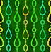 retro beaded curtain background