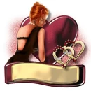 Lady w/Hearts