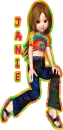 rainbow hippy chick janie