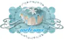 Welcome Blue Cupcake