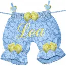 BLUE BLOOMERS: LEA