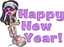 HNY girl purple