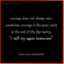 courage