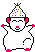 Dancing Birthday Rat With Party Hat