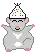 Dancing Birthday Rat With Party Hat 2