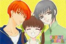 fruits basket tohru, yuki, kyo