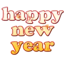 Happy New Year fireworks