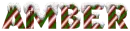 snow candy cane amber