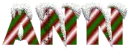 snow candy cane ann