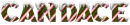 snow candy cane candace