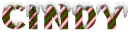 snow candy cane cindy