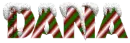 snow candy cane dana
