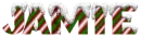 snow candy cane jamie