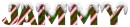 snow candy cane jammy