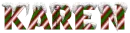 snow candy cane karen
