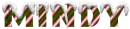 snow candy cane mindy