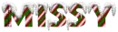 snow candy cane missy