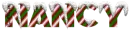 snow candy cane nancy