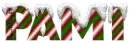 snow candy cane pami