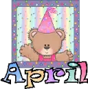 New Years Bear- April