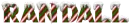 snow candy cane Randall