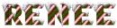 snow candy cane renee