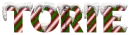 snow candy cane torie