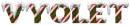 snow candy cane vyolet