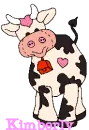 cow dancing with name kimberly