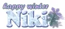 Niki.. winter snowflakes