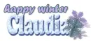 Claudia ... winter snowflakes