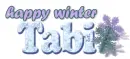 Tabi... winter snowflakes