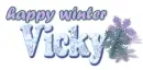 Vicky... winter snowflakes