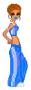 Blue Mini with binkie