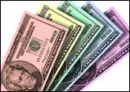 Rainbow dollar bills