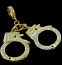 Gold Diamond Handcuffs